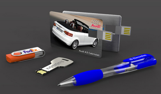 Modelos populares de memorias USB personalizadas