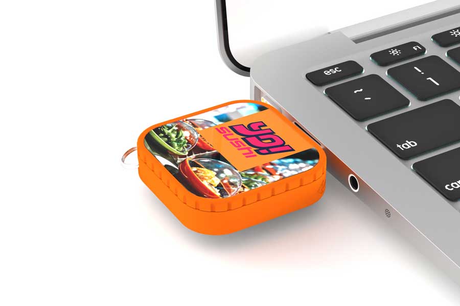 imagen de memorias USB para promociones de pequeñas empresas