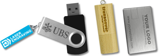 grabado láser de memorias USB